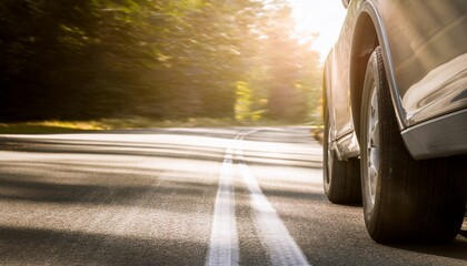 Obraz premium 車のタイヤ