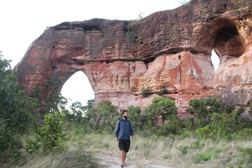 arco do sol nas serras gerais, tocantins