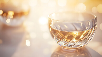 Elegant glass of whiskey cozy bar photography warm lighting close-up indulgence in fine spirits