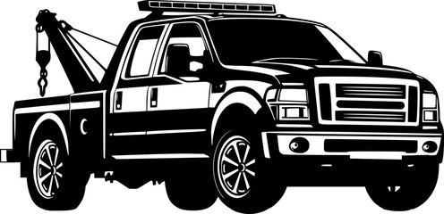 Pickup tow truck  © создать 8 углов