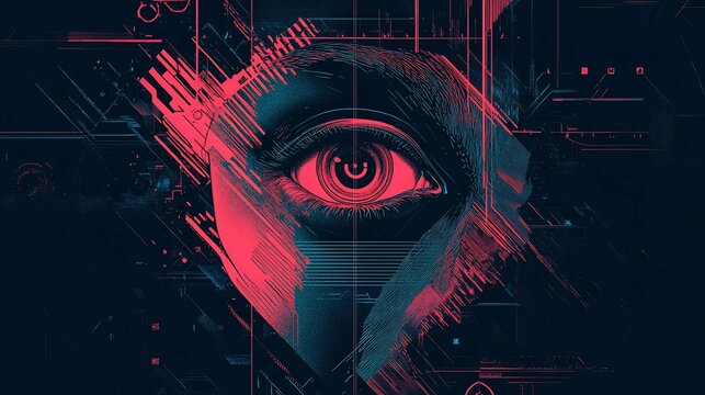 Cybernetic Eye  suitable for art exhibition