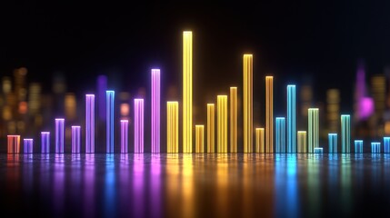 Neon Cityscape: A Symphony of Light and Sound