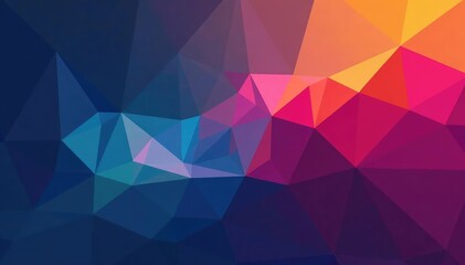 Obraz premium Abstract geometric shapes, vibrant colors, modern design, seamless, repeat