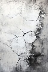 Obraz premium Cracked concrete wall texture urban setting background image grunge environment abstract viewpoint