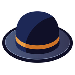 black hat isolated on white
