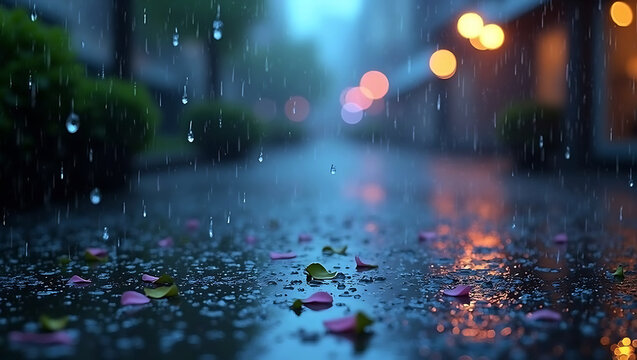 mixing water and oil, beautiful color Abstract water bubbles colorful background based on circles and ovals
