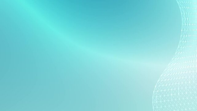 Abstract blue animated background, dots particles network backdrop, copy space, futuristic network design, data connection, glowing digital dots, plexus animation wallpaper, motion background