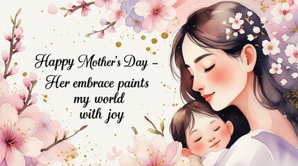 A Mother's Love &ndash; A Gentle Watercolor Tribute for Mother's Day"
