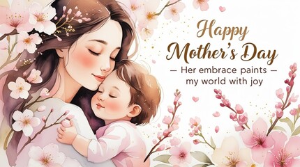 A Mother's Love &ndash; A Gentle Watercolor Tribute for Mother's Day"