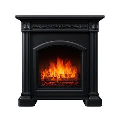 Stylish Electric Fireplace with Realistic Flames for Cozy Ambiance