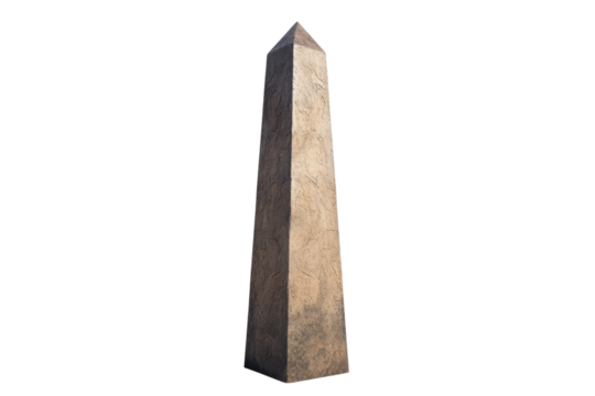 Ancient stone obelisk standing tall against a bright background, reflecting centuries of history