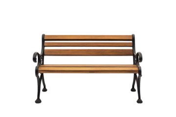 A beautifully crafted wooden bench in a tranquil outdoor setting inviting moments of relaxation