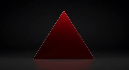 Crimson Geometry AI Generated
