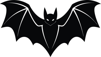 bat on white background