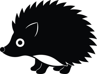 vector illustration of hedgehog