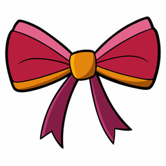 colorful ribbon bow
