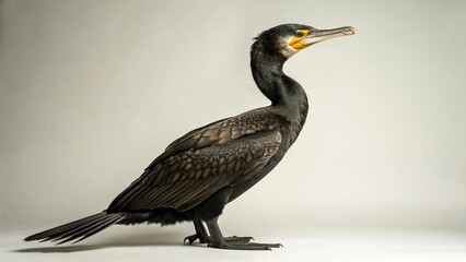 Fototapeta premium Cormorant on studio background 