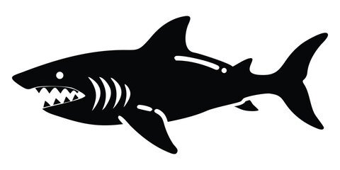 Fototapeta premium shark vector illustration