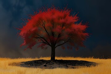 A flowering tree