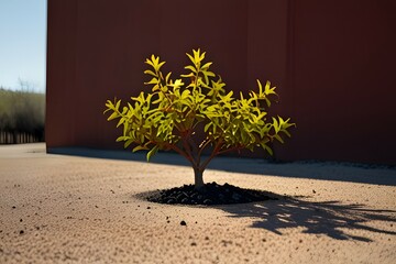 A flowering tree
