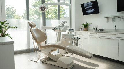 Modern Dental Office Chair  Equipment  Clean Clinic