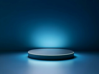 3D render podium background