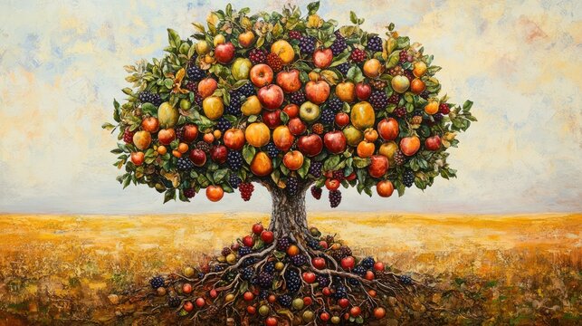 Fruit Tree With Roots Images – Browse 26,318 Stock Photos, Vectors, and ...