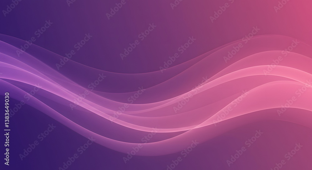 Poster abstract flowing waves background with gradient colors effect design