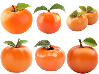 Fototapeta premium 3D cartoon persimmon
