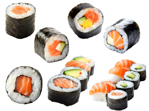 Delicious Japanese sushi