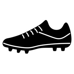 sports cleats silhouette vector illustrator 