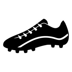 sports cleats silhouette vector illustrator 