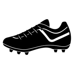 sports cleats silhouette vector illustrator 