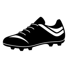 sports cleats silhouette vector illustrator 