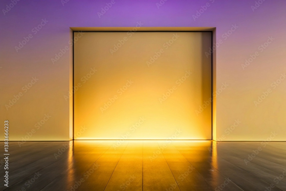 Poster ultraviolet abstract gradient with a dark glow, creating a modern, empty background wallpaper templa