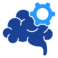 Critical Thinking Icon Single Vector Collection 