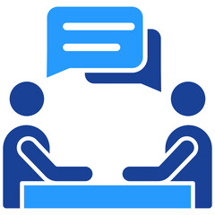 Meeting Icon Single Vector Collection 