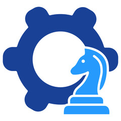 Strategy Icon Single Vector Collection 