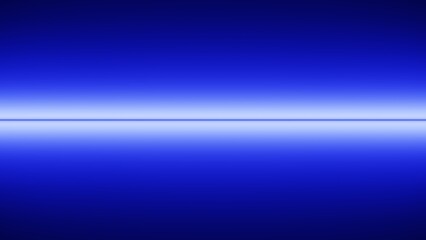 3d render, abstract neon background with glowing lines. Dark wall illuminated with blue luminescent lamp