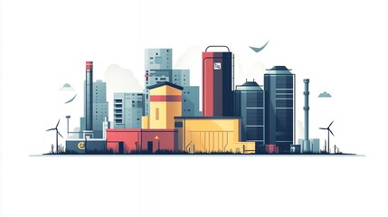 Fototapeta premium Innovative Battery Technology Powering Sustainable Energy Solutions