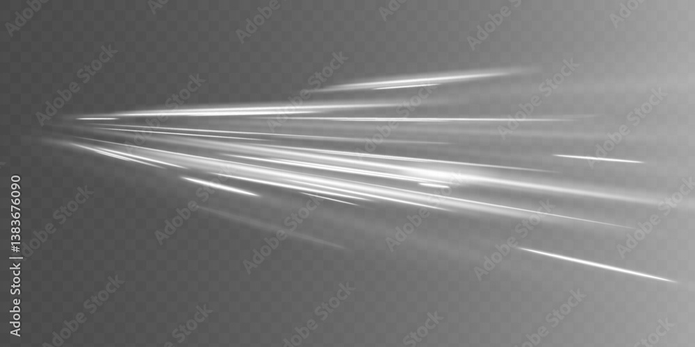Poster white shiny sparks of spiral wave. imitation of the exit of cold air from the air conditioner. vecto