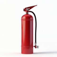 Red fire extinguisher for safety and emergency response.