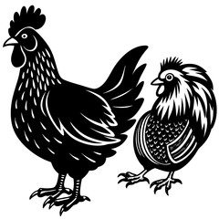 Flying birds silhouettes on white background. Vector illustration. isolated bird flying. tattoo design.