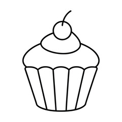cupcake vector illustration