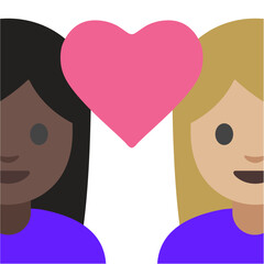 Woman and Woman Holding Hands
