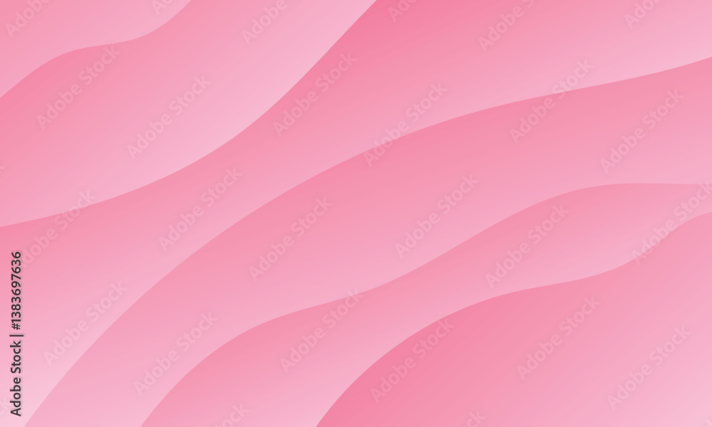 Poster pink background with dynamic curve line elegant graphic design element decoration