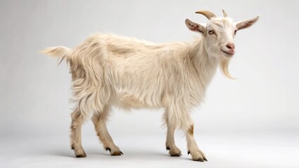 Fototapeta premium Cashmere Goat on studio background 