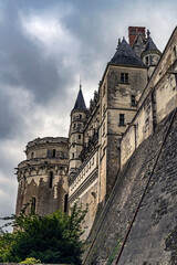 Fototapeta premium Royal castle in the city Amboise, France. River Loire valley, XI - XV centuries