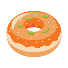 Bagel with cream cheese and smoked salmon