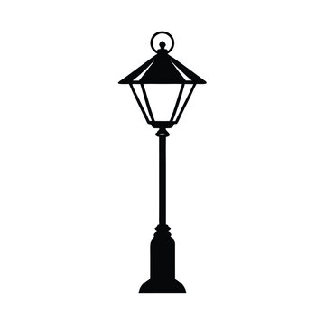 recommend clip art: Silhouette of a Street Lamp.